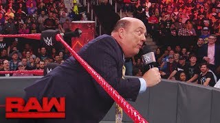 WWE fan interrupts Paul Heyman and Brock Lesnar to propose to his girlfriend: Raw, Nov. 13, 2017
