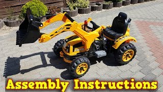 Mini Loader 12V Ride On Bulldozer 2x30W - Assembly Instructions