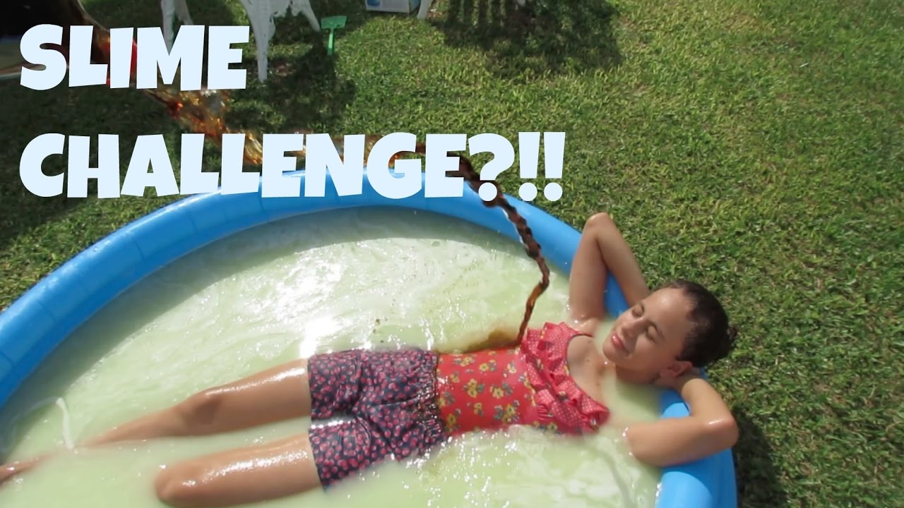Slime Pool Challenge Youtube