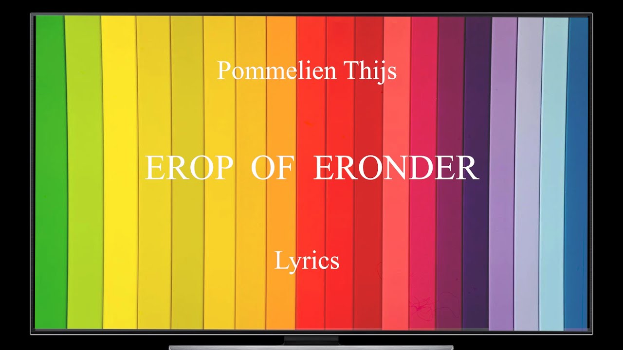 Pommelien Thijs - Erop Of Eronder - Lyrics - YouTube