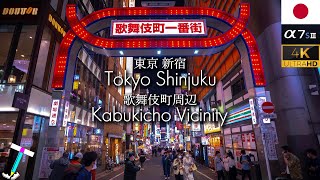 【バーチャル散歩/Japan Virtual Night Walk】2022 東京 新宿 歌舞伎町周辺/Tokyo Shinjuku Kabukicho 【α7S3 | CRANE M3】