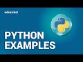 Python Examples | Python Programs For Beginners | Python Tutorial For Beginners | Edureka