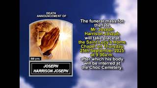 Joseph Harrison Joseph ~ Medium Obituary
