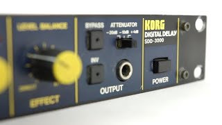 The Best Digital Delay Korg SDD 3000 Rack