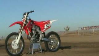 2010 Honda CRF 450R First Test Review Video