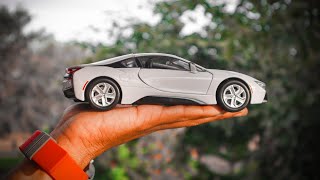 Unboxing of BMW i8 coupe | 1:24 dicast scale automobile model