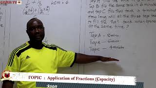 MATHEMATICS LESSON, APPLICATION OF FRACTIONS (CAPACITY), GOMBE JUNIOR SCHOOL E-LEARNING UGANDA