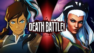 Korra VS Storm (Avatar VS Marvel) | DEATH BATTLE!
