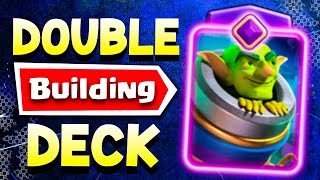 I *DISCOVERED* A New Double Building Deck in Clash Royale