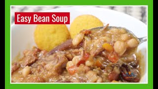 Easy Bean Soup in the Slow Cooker | How to Make 15 Bean Soup