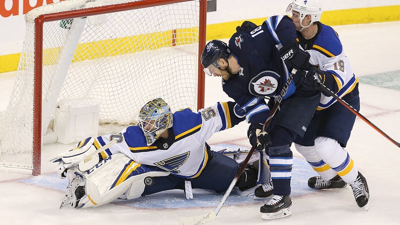 Jordan Binnington Stretches Out For Terrific Save To Secure Blues' Game ...