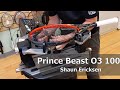 time lapse how to string a prince beast 03 100 tennis racquet