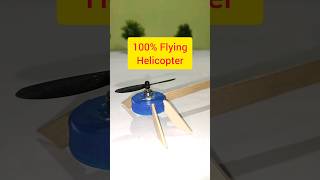 RC flying Helicopter make at home | helicopter घर पर बनाएं #shorts #diy #helicopter