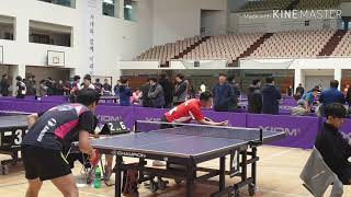 2019 제7회 스마일 자선탁구대회 김진혁(선) VS 지창석(1)