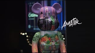 Korean American Bearbrick 1000% | Custom painted by Annatar