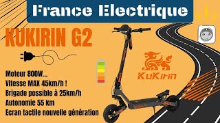 KUKIRIN G2 / NEW 2024 La trottinette tout-terrain à moins de 500 euros... en toute sécurité !