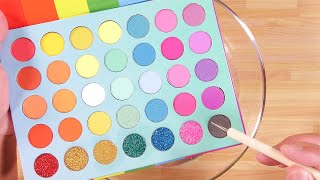 【DIY】Giant Eyeshadow Palette Slime【slime ASMR】