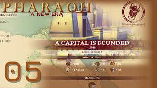 PHARAOH A NEW ERA - MISSION 5 - MEN-NEFER - A Capital is founded - Tutorial - 2023