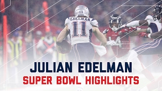 Julian Edelman's Clutch Performance! | Patriots vs. Falcons | Super Bowl Player Highlights