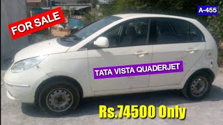 అమ్మకానికి 2011 TATA VISTA QUADERJET | Rs.74500 Only | AC CHLLED | 8247501777