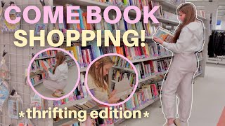 come book shopping with me & haul ✨💌 *thrifted edition!*