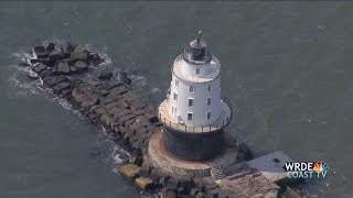 U.S. Army Corps of Engineers prepares for maintenance on Harbor of Refuge