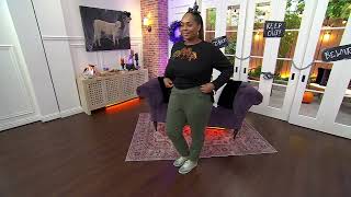 Quacker Factory DreamJeannes Flat Waistband Jogger on QVC