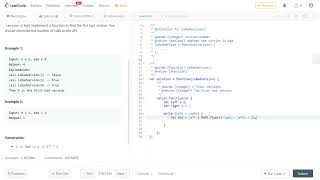 278. First Bad Version Leetcode (Google & Amazon Interview Question) Javascript