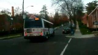 RETIRED: WMATA 1995 Flxible Metro E #4052 Takeoff on the V5