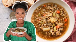 Delicious Vegan Lentil Soup | easy \u0026 filling vegan recipe