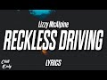 Lizzy McAlpine - reckless driving (Lyrics)
