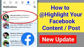 How to @highlight Your Facebook Post | How to @highlight Your Facebook Content 2024