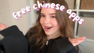 my favourite FREE apps for a BEGINNER in CHINESE! 🇨🇳