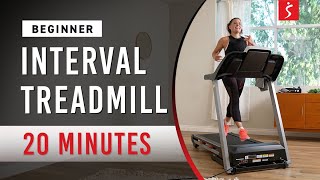 Beginner Interval Treadmill | 20 Minutes