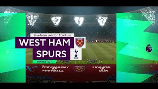 West Ham vs Tottenham Spurs Highlights | London Stadium | '22/23 Premier League | 1 Sep 2022|#fifa22