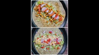 Two types of easy rolls | Paneer Roll | Boiled Egg Roll