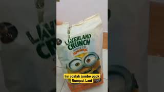 Rumput Laut Minion Laverland Crunch #shorts #minion #seaweed