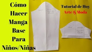 ✂Como Hacer Manga Base para Niño o Niña PASO A PASO✂