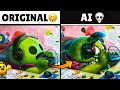 Animating Brawl Stars Artwork with AI (Cursed💀)