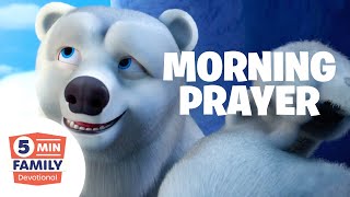 Introduce Your Kids to Morning Prayer (1 of 3) - 5 Minute Family Devotional | Kids Bible Stories
