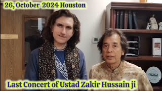 Last Concert of Ustad Zakir Hussain - 2024 l Rahul Sharma l Shiv Shankar Tabla