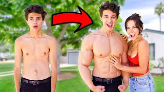 MY 30 DAY BODY TRANSFORMATION!! (SURPRISE)