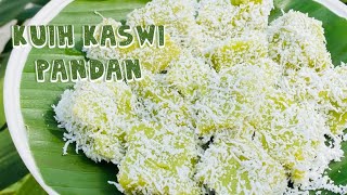 Resipi Bulan Puasa: Kuih Kaswi Pandan | Cup Measurement | Sukatan Cawan