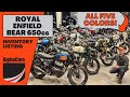 Walk-Through All Five Colors of the 2025 Royal Enfield Bear 650!