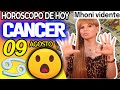 OJOOO👀👁 TE VAS A CAER DE LA SILLA CON ESTOOO🪑 Cancer ♋ MONHI 🔮 Horoscopo De Hoy 9 De Agosto 2024