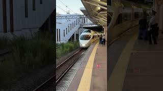 激レア！？小田原駅10番線を箱根に向けて出発するロマンスカーVSE #shorts