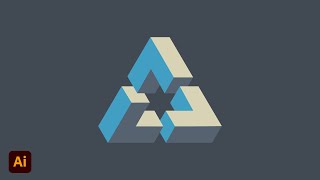 3D Triangle Logo Design In Adobe Illustrator cc 2022 | Tutorial