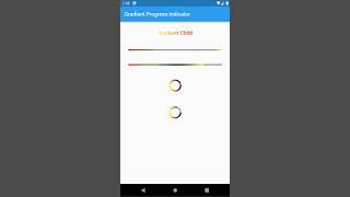 Flutter Gradient Linear and Circular Progress Indicator