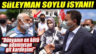 Ali Babacan'ı gören yurttaşın Süleyman Soylu isyanı! \