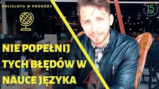 Największe błędy w nauce języka